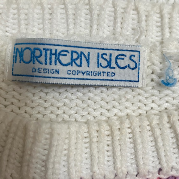 Northern‎ Isles Colorful Floral Knit Sweater Size Small EUC - Picture 3 of 6